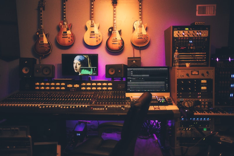 Audio enhancement studio mixer